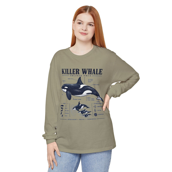 Killer Whale Anatomy Long Sleeve Tee