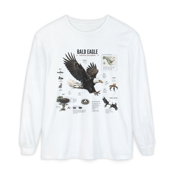 Bald Eagle Anatomy Long Sleeve Tee