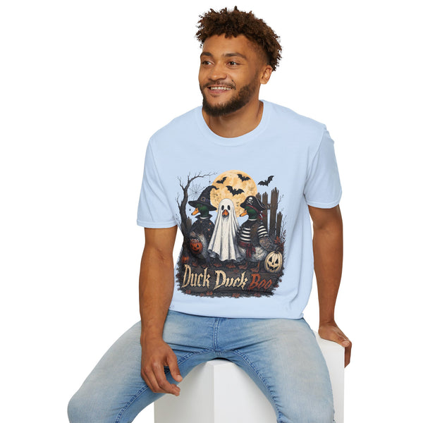 Duck Duck BOO! Halloween T-Shirt — Cute Spooky Duck Costume Tee