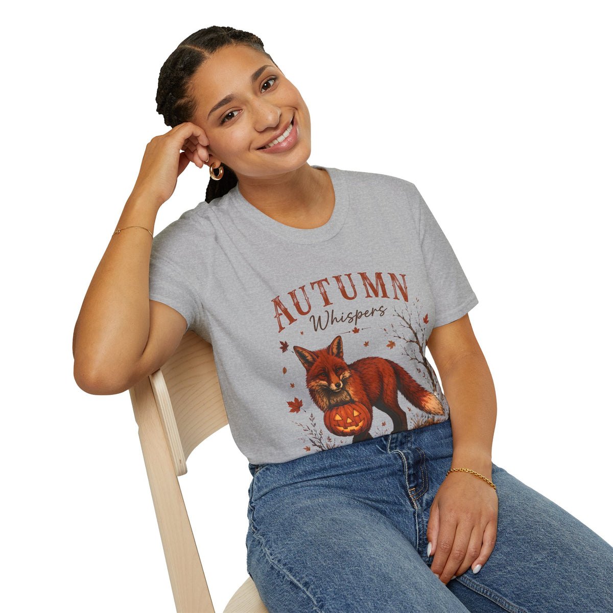 Autumn Whispers Fox T-Shirt