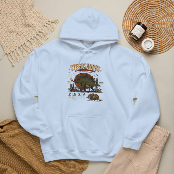 Stegosaurus Vintage Anatomy Hoodie – Retro Dino Nature Sweatshirt