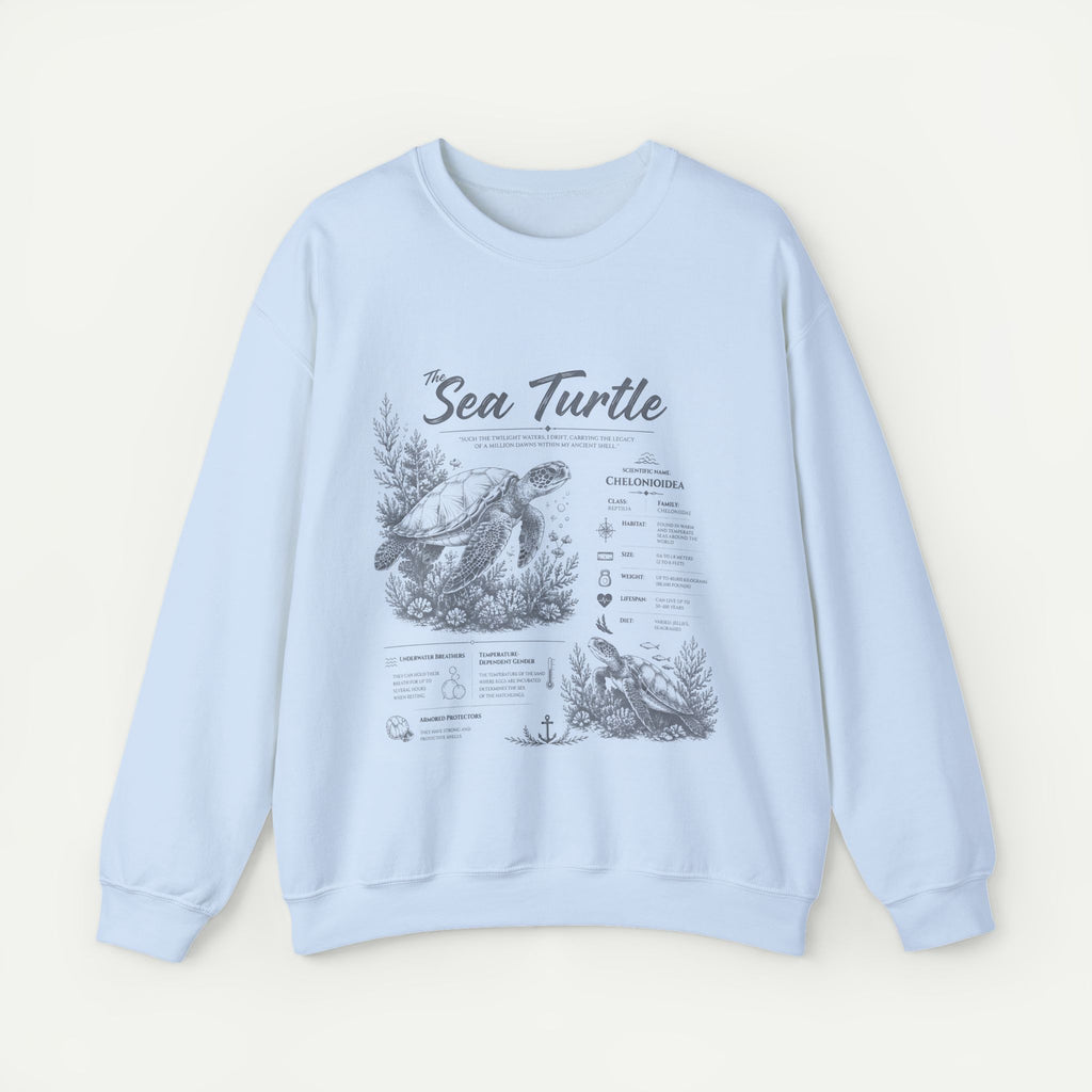 Sea Turtle Anatomy Crewneck Sweatshirt