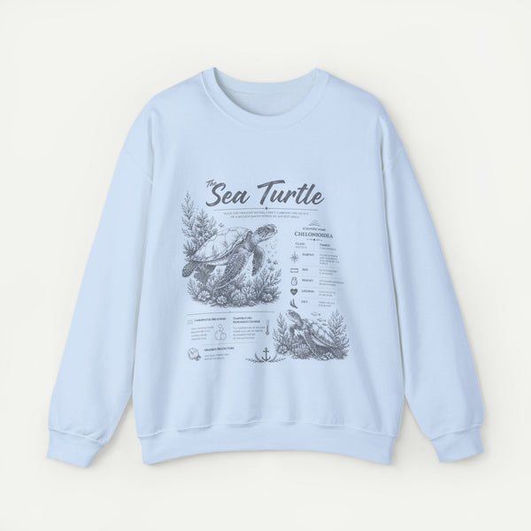 Sea Turtle Anatomy Crewneck Sweatshirt