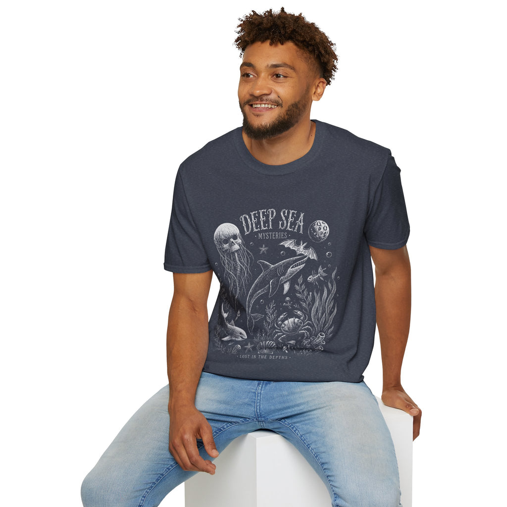 Deep Sea Mysteries T-Shirt — Vintage Ocean Creature Graphic Tee