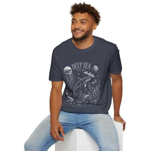 Deep Sea Mysteries T-Shirt — Vintage Ocean Creature Graphic Tee