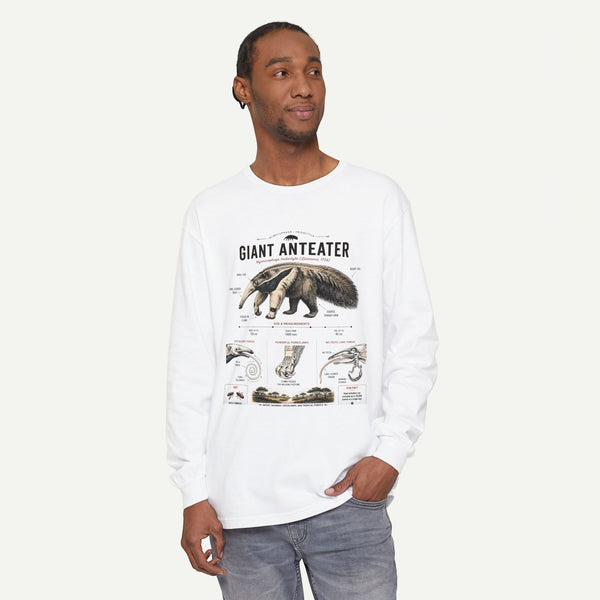 Giant Anteater Anatomy Long Sleeve Tee