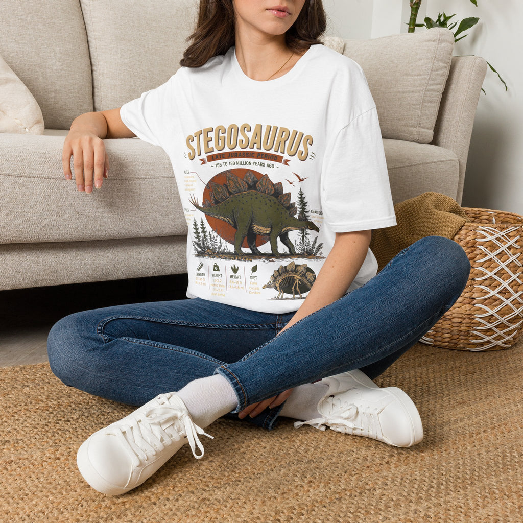 Stegosaurus Anatomy T-Shirt — Vintage Dinosaur Tee