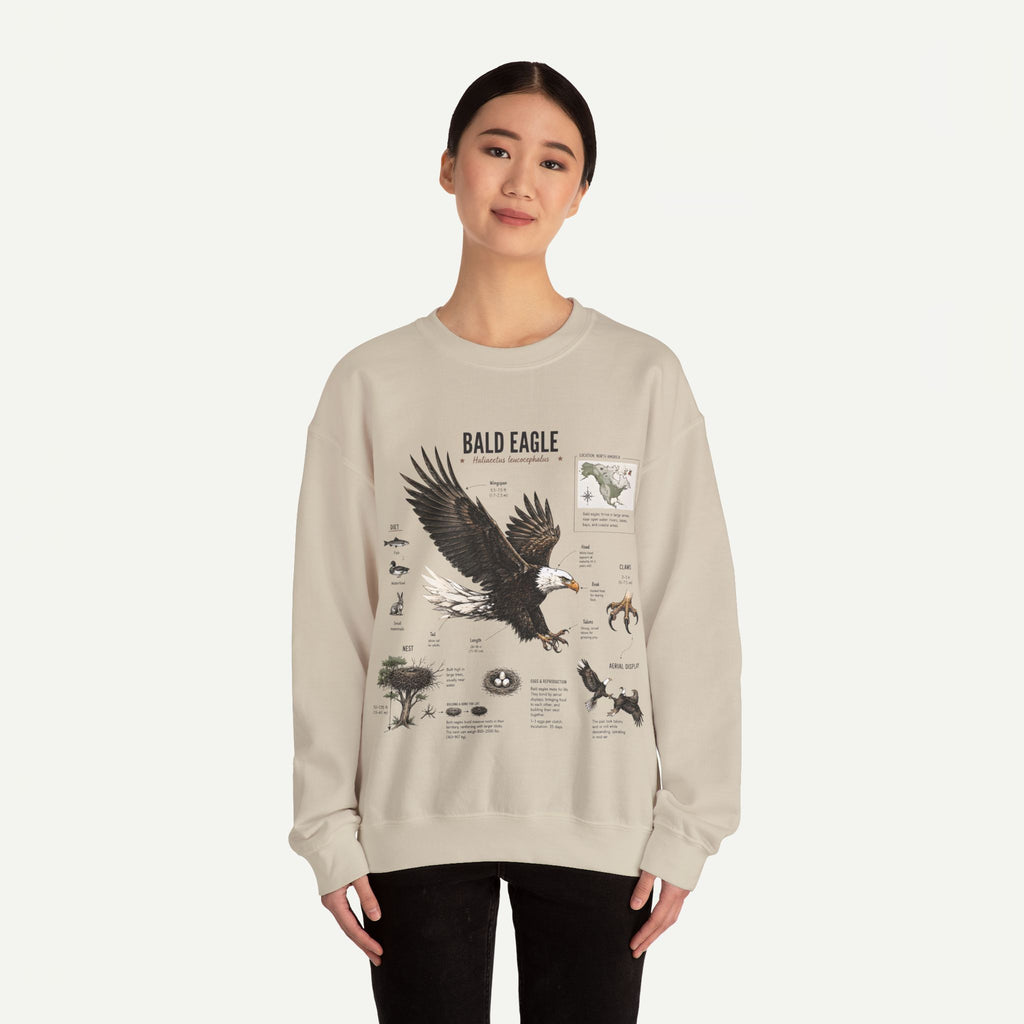 Bald Eagle Anatomy Sweatshirt