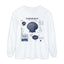 Atlantic Bay Scallop Shell Long Sleeve Tee - Scientific Shell Diagram
