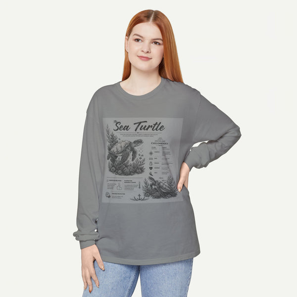 Sea Turtle Anatomy Long Sleeve Tee