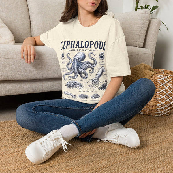 Cephalopods T-Shirt — Masters of Adaptation Vintage Octopus Graphic Tee