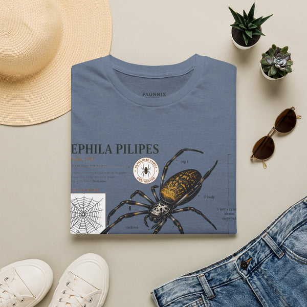 Spider Anatomy T-Shirt — Epephila Pilipis Scientific Illustration Tee
