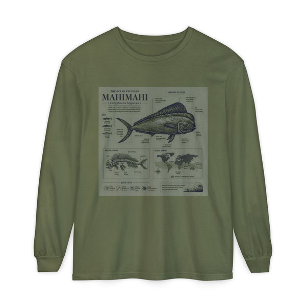 Mahimahi Fish Anatomy Long Sleeve Shirt