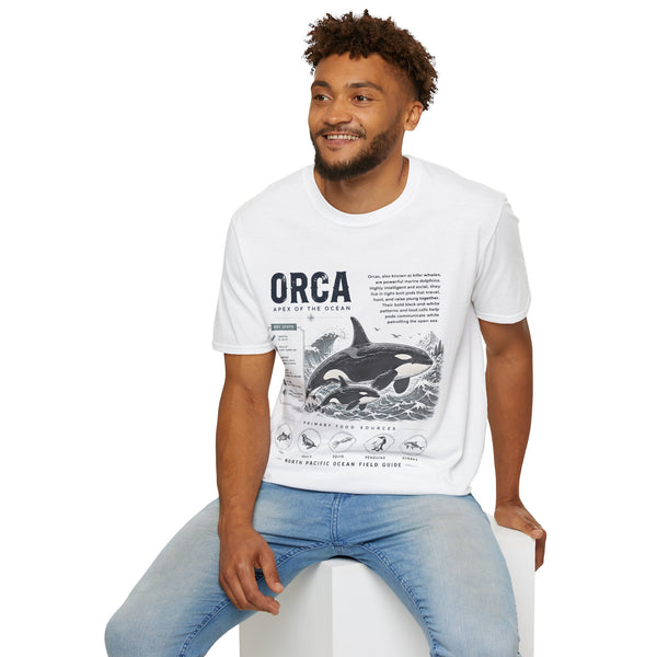 Orca Apex of the Ocean Anatomy T-Shirt – Vintage Marine Whale Illustration Tee