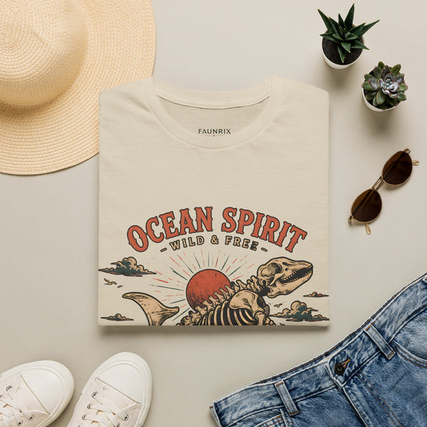 Ocean Spirit T-Shirt — Wild & Free Sea Turtle Graphic Tee