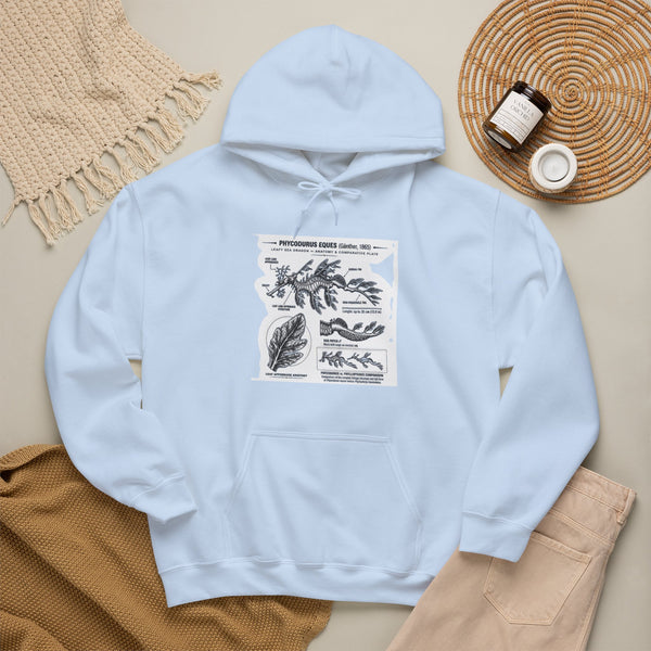 Botanical Anatomy Hoodie — Vintage Plant Diagram Sweatshirt