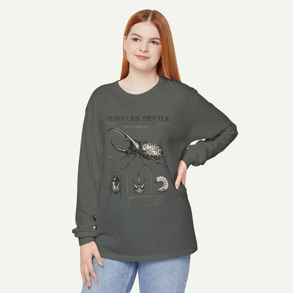 Hercules Beetle Anatomy Long Sleeve Tee