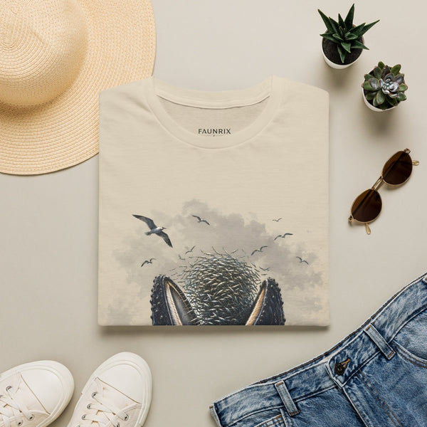 Whale Tail Ocean Scene T-Shirt – Marine Wildlife Tee