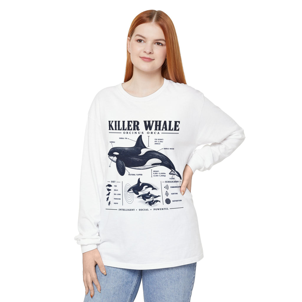 Killer Whale Anatomy Long Sleeve Tee