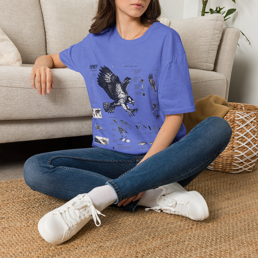 Osprey Anatomy T-Shirt — Vintage Bird Illustration Tee