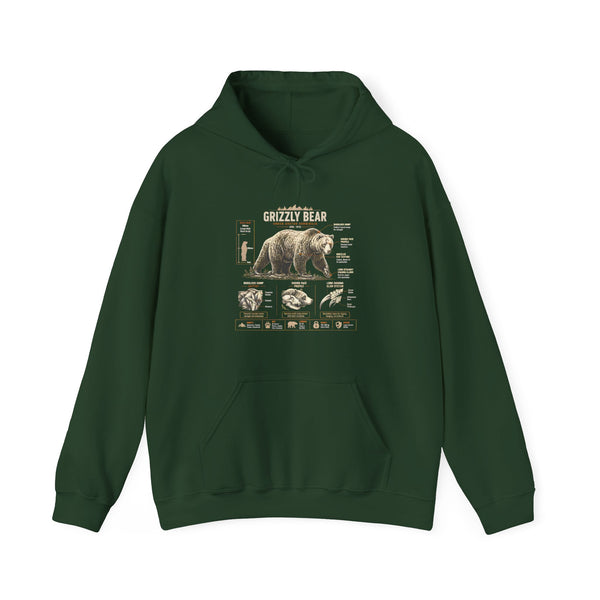 Hoodie — Vintage Bear Anatomy Graphic Hoodie