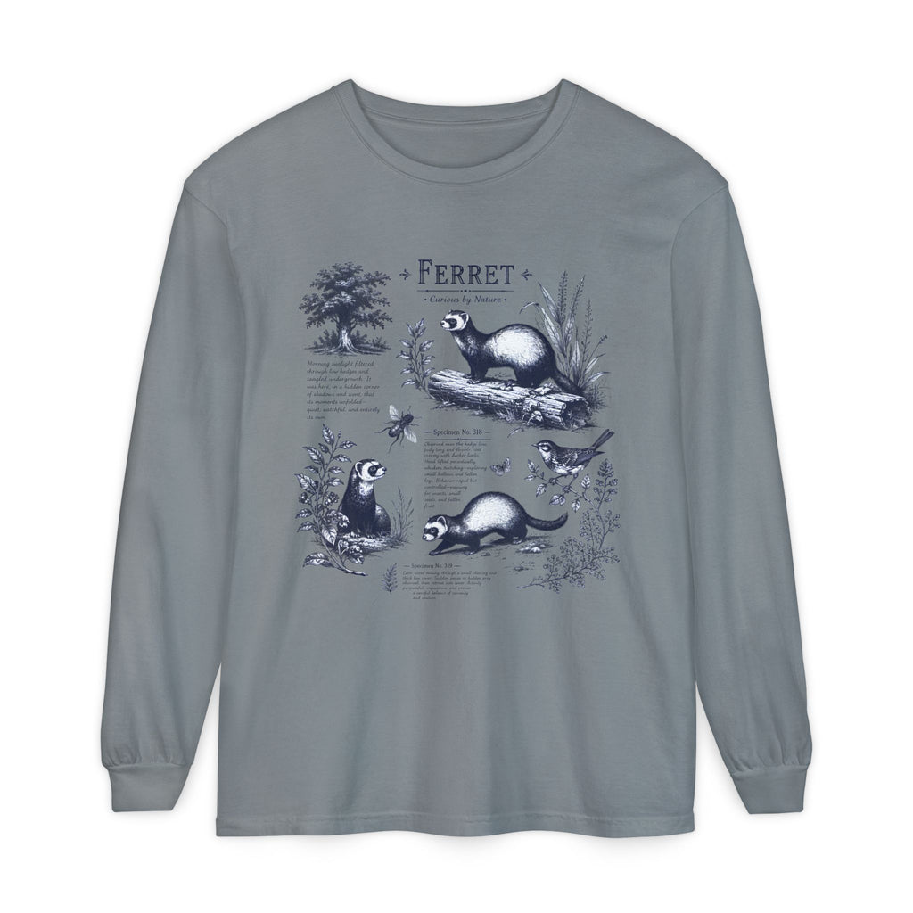 Ferret Vintage Anatomy Long Sleeve Tee