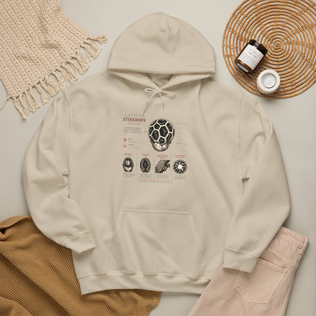 Hoodie — Mushroom Anatomy Chart Graphic Hoodie