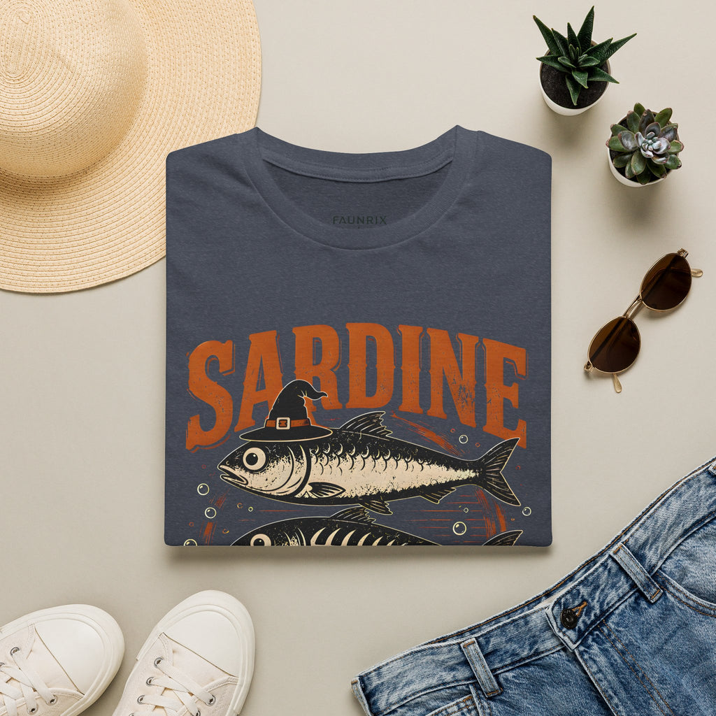 Sardine Vintage Fish T-Shirt — Retro Seafood Graphic Tee