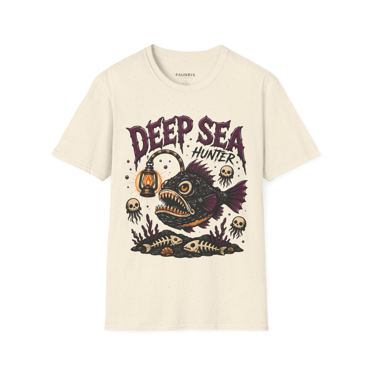 Deep Sea Hunter T-Shirt — Anglerfish Graphic Tee Main image
