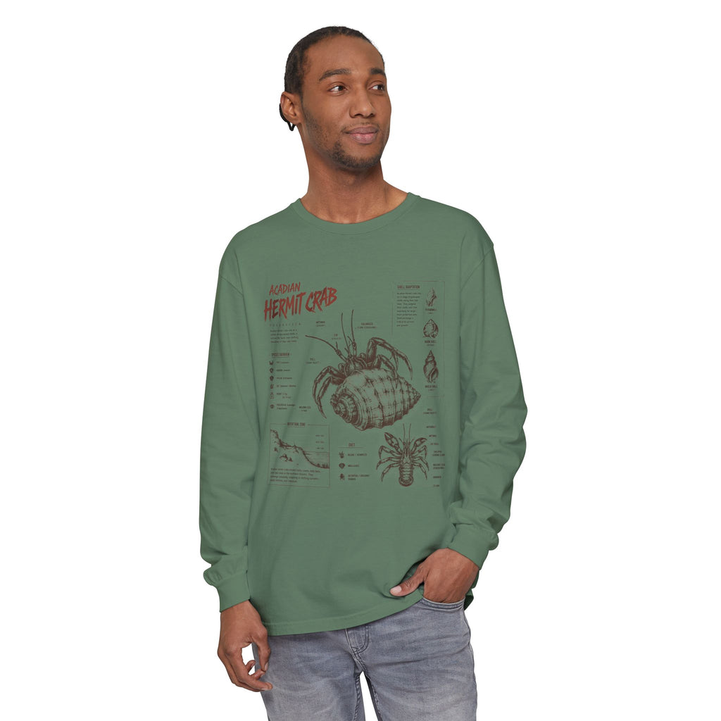 Hermit Crab Anatomy Long Sleeve Tee
