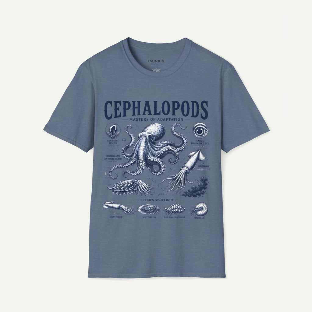 Cephalopods T-Shirt — Masters of Adaptation Vintage Octopus Graphic Tee