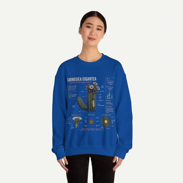 Carnegiea Gigantea Cactus Sweatshirt — Botanical Diagram Crewneck