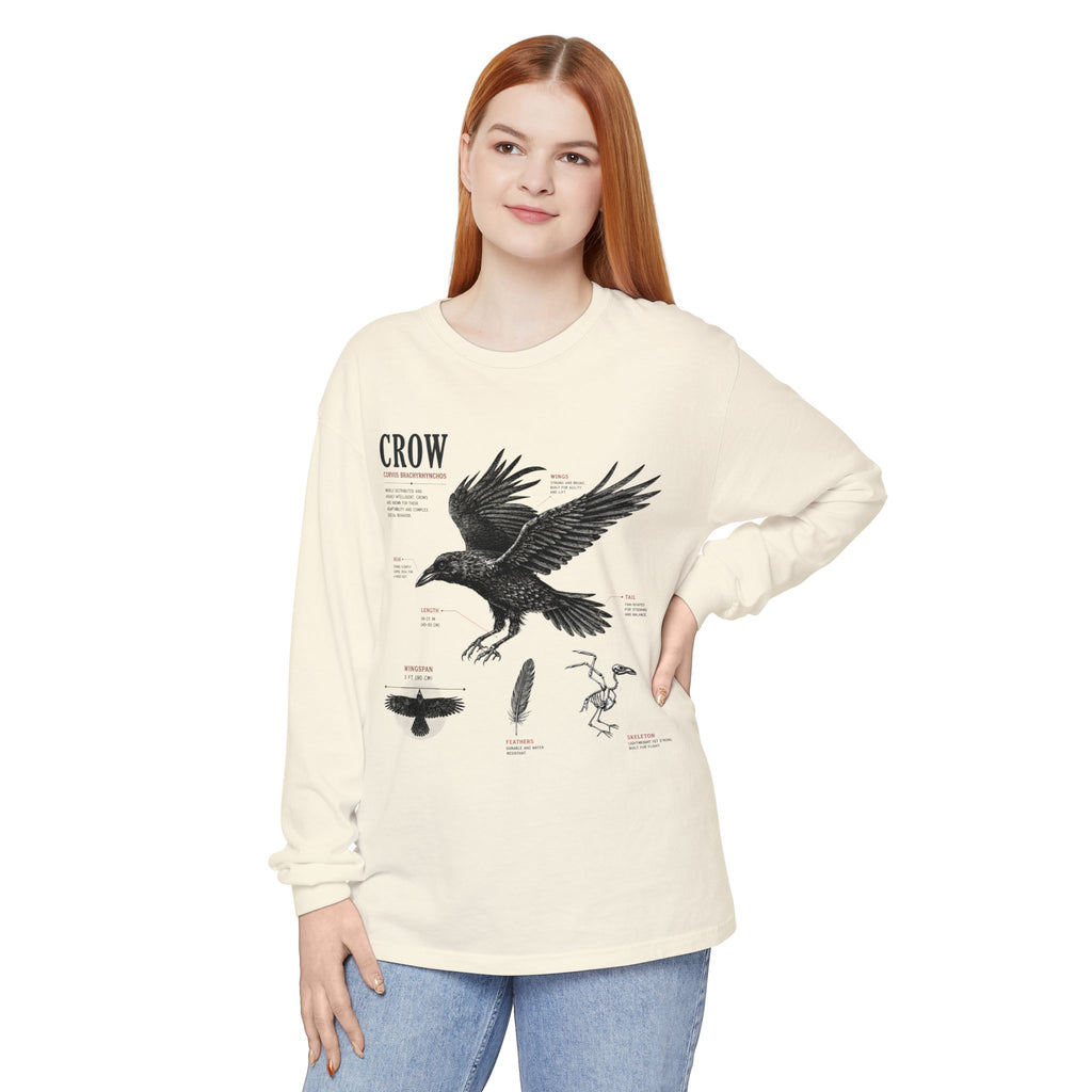 Crow Anatomy Long Sleeve Tee