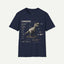 Tyrannosaurus Diagram Anatomy T-Shirt — Vintage Dino Graphic Tee