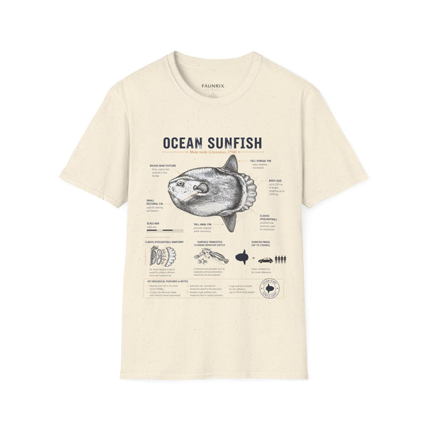 Ocean Sunfish Anatomy T-Shirt — Vintage Marine Biology Graphic Tee