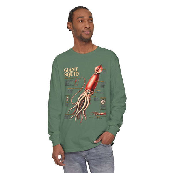 Giant Squid Anatomy Long Sleeve Tee