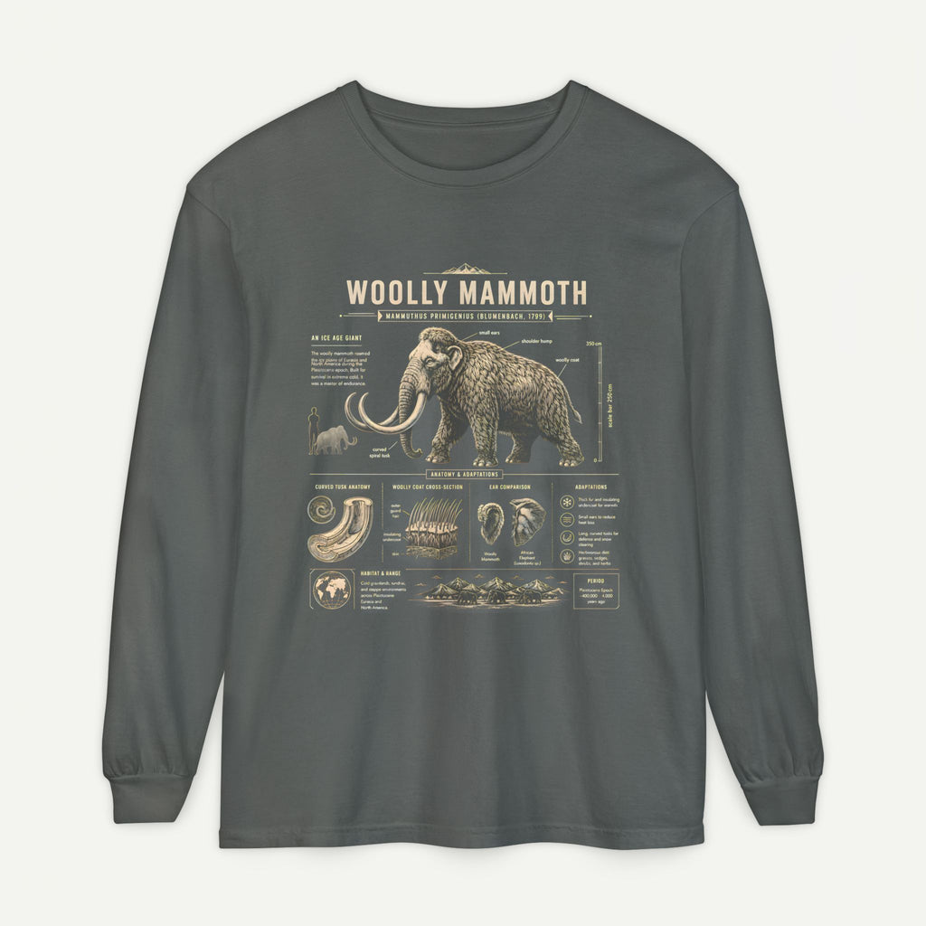 Woolly Mammoth Anatomy Long Sleeve Tee