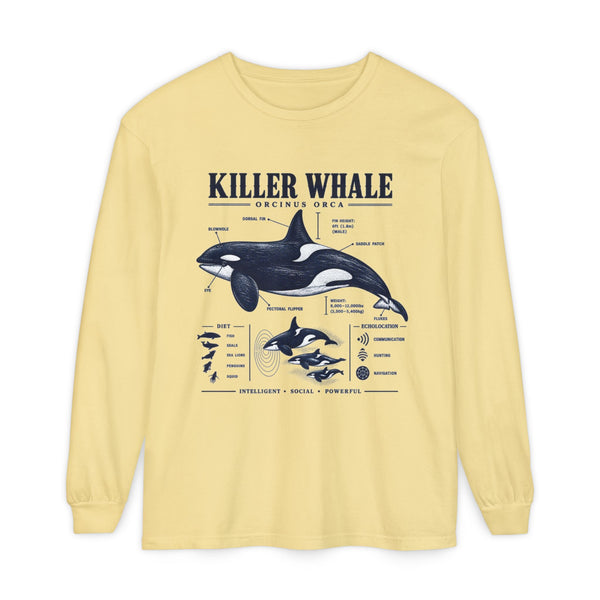 Killer Whale Anatomy Long Sleeve Tee