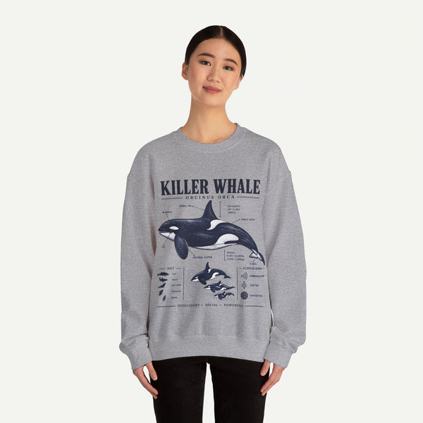 Killer Whale Anatomy Sweatshirt