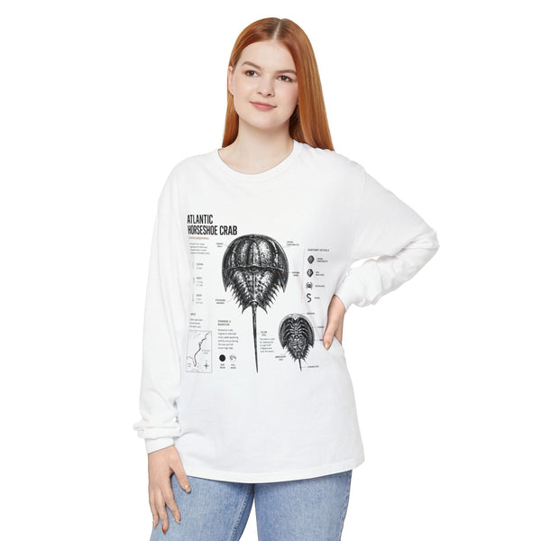 Atlantic Horseshoe Crab Anatomy Long Sleeve Tee