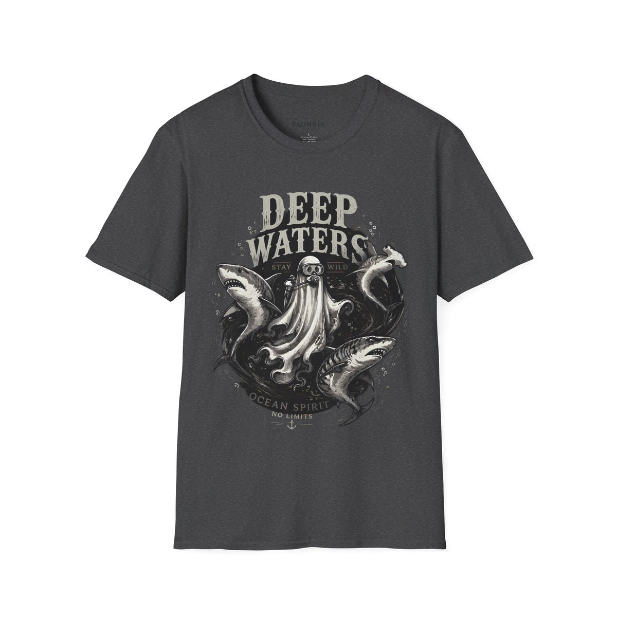 Deep Waters Graphic T-Shirt — ‘Deep Waters’ Ocean Monster Tee