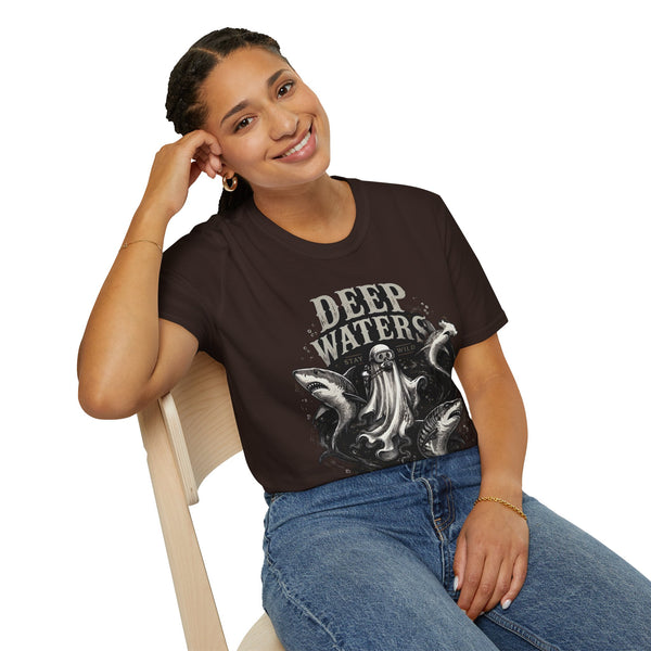 Deep Waters Graphic T-Shirt — ‘Deep Waters’ Ocean Monster Tee