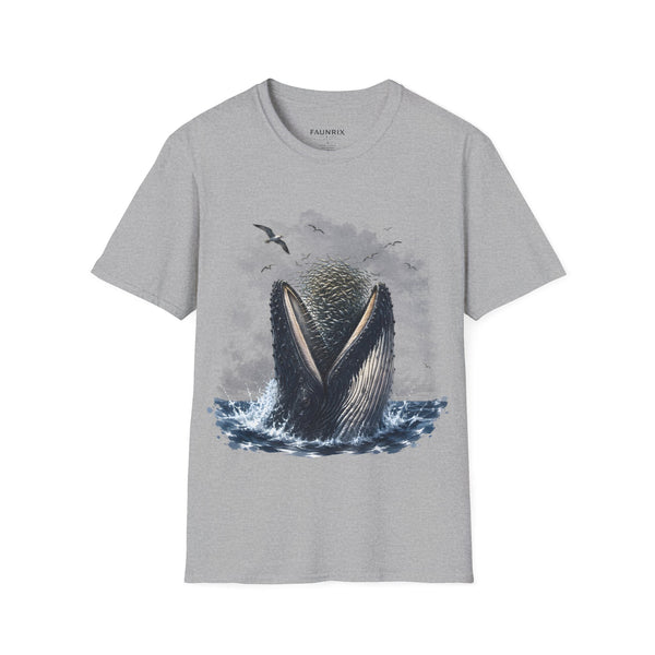 Whale Tail Ocean Scene T-Shirt – Marine Wildlife Tee