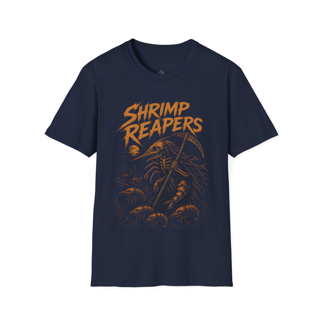 Shrimp Reapers T‑Shirt — Vintage Horror Seafood Graphic Tee