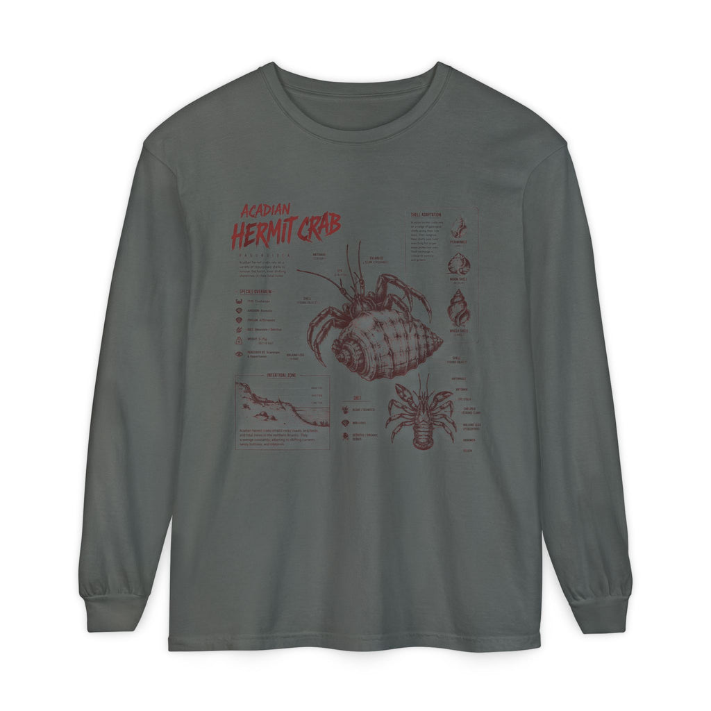 Hermit Crab Anatomy Long Sleeve Tee