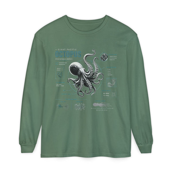 Octopus Anatomy Long Sleeve Tee