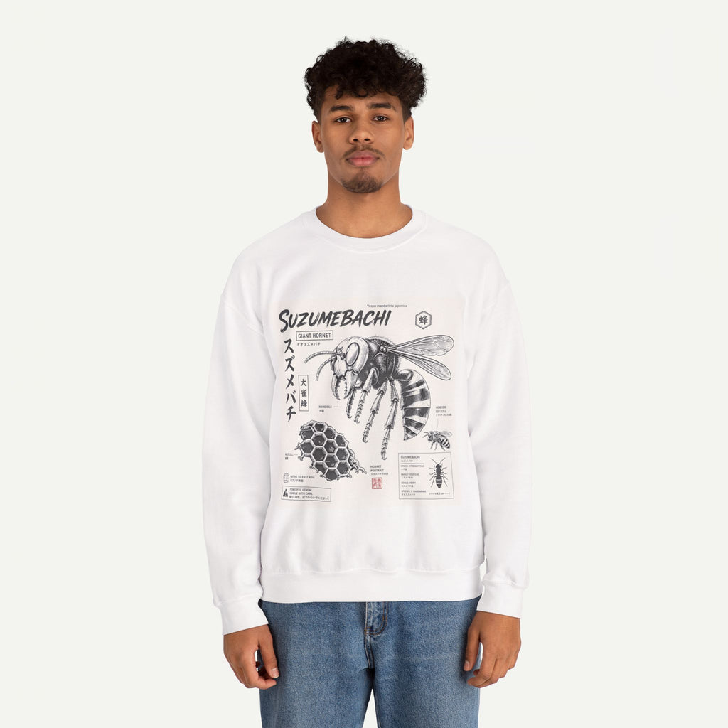 Suzumebachi Hornet Anatomy Crewneck Sweatshirt