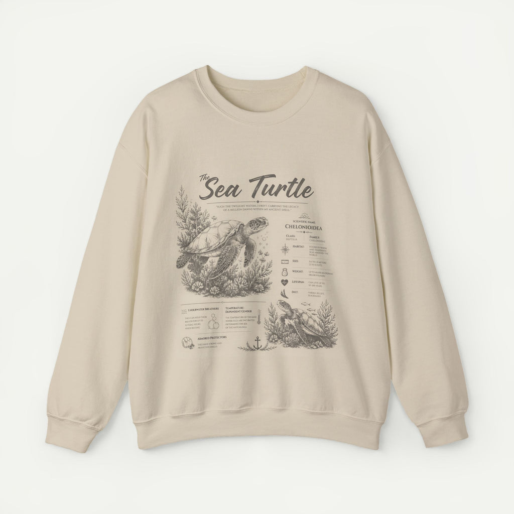 Sea Turtle Anatomy Crewneck Sweatshirt