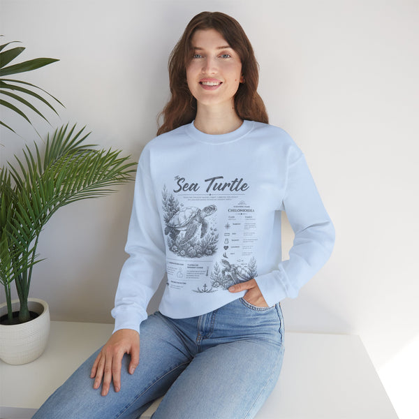 Sea Turtle Anatomy Crewneck Sweatshirt