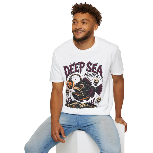 Deep Sea Hunter T-Shirt — Anglerfish Graphic Tee